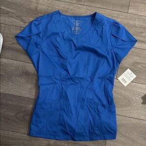 Blue Jaanuu Scrub Top